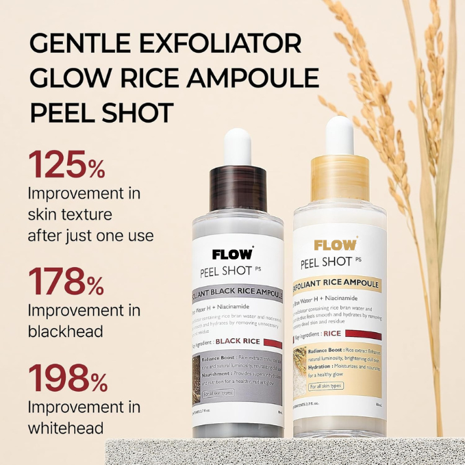 Peel Shot Glow Rice Ampoule by Flow+