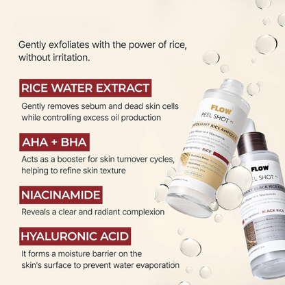 Peel Shot Glow Rice Ampoule by Flow+